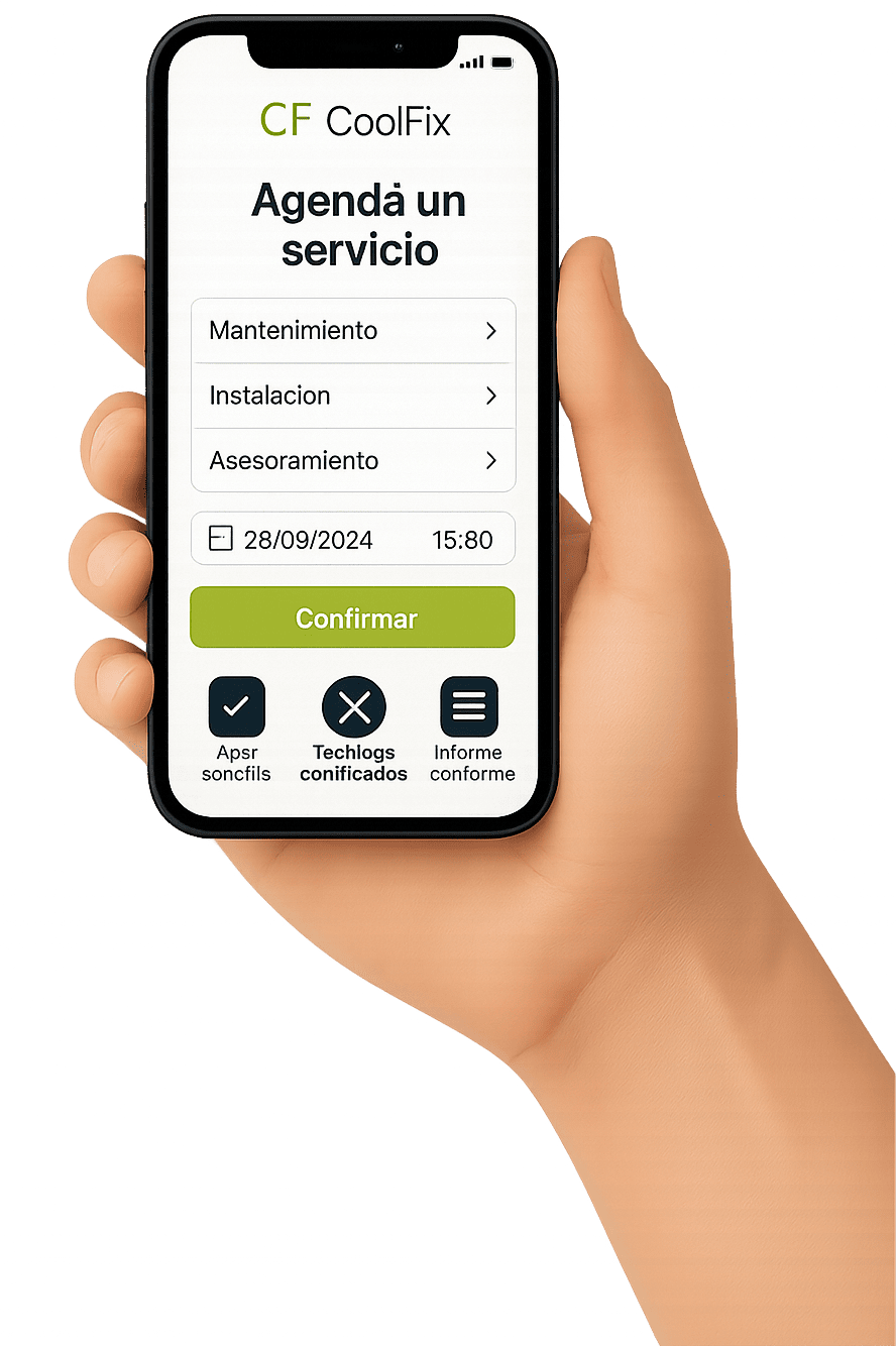 Mockup app en mano